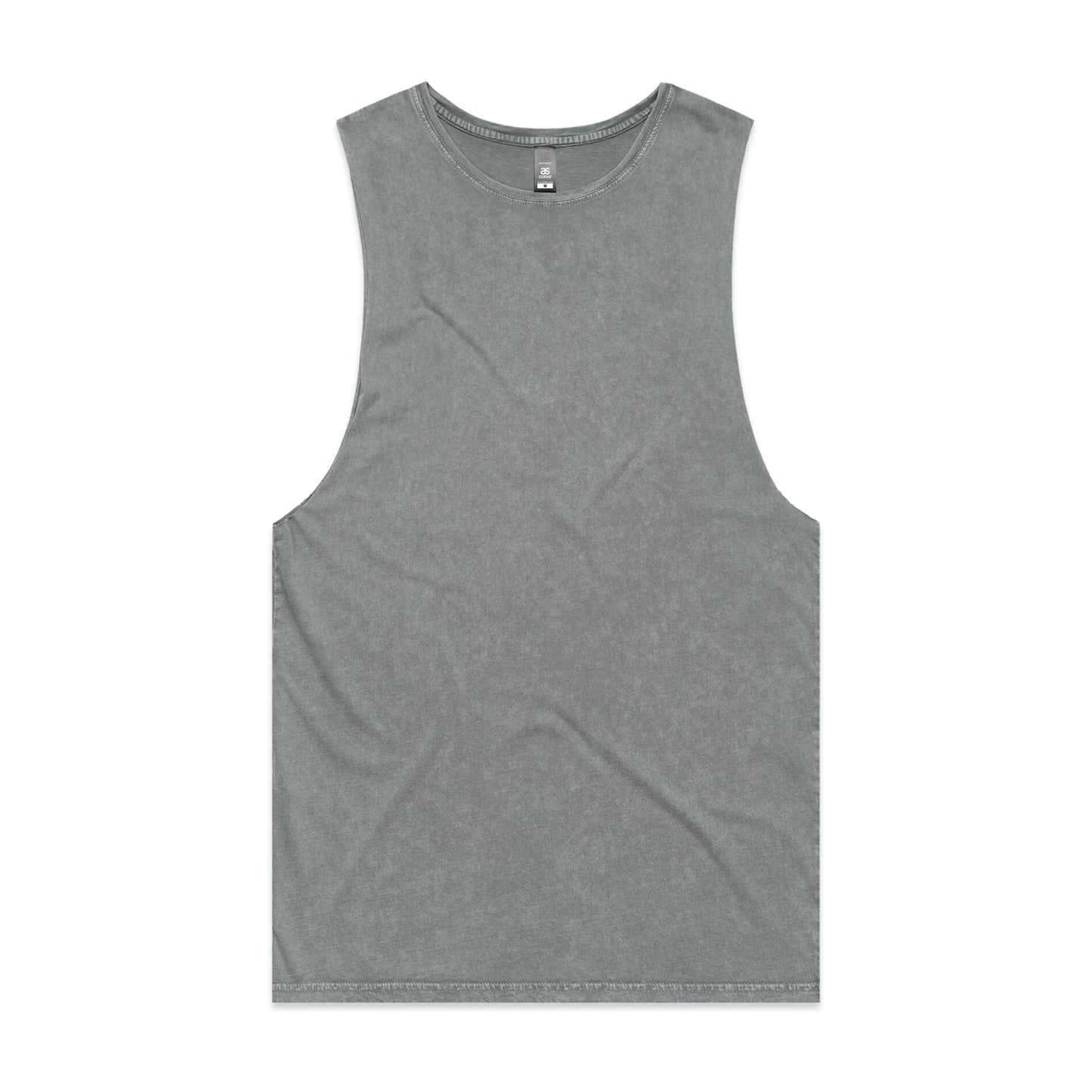 AS COLOUR MENS STONE WASH BARNARD TANK - 5039