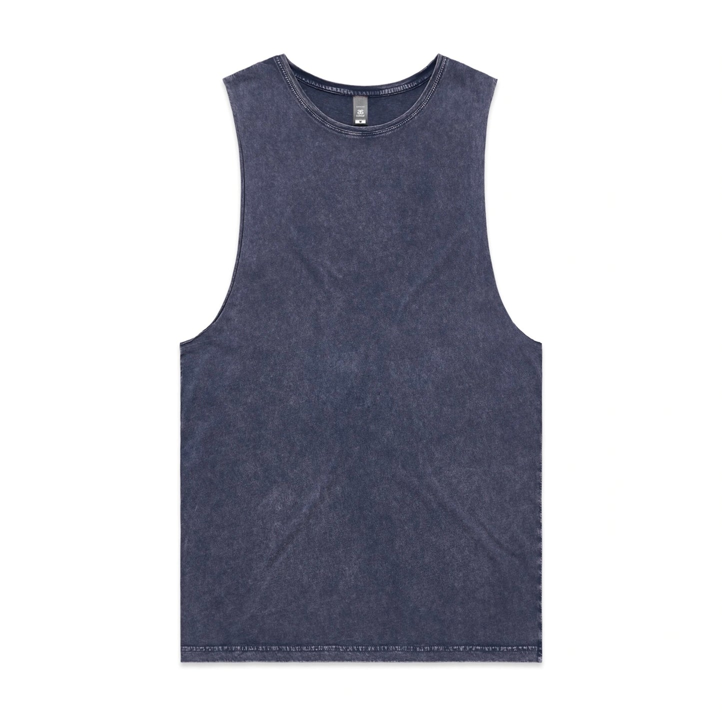 AS COLOUR MENS STONE WASH BARNARD TANK - 5039
