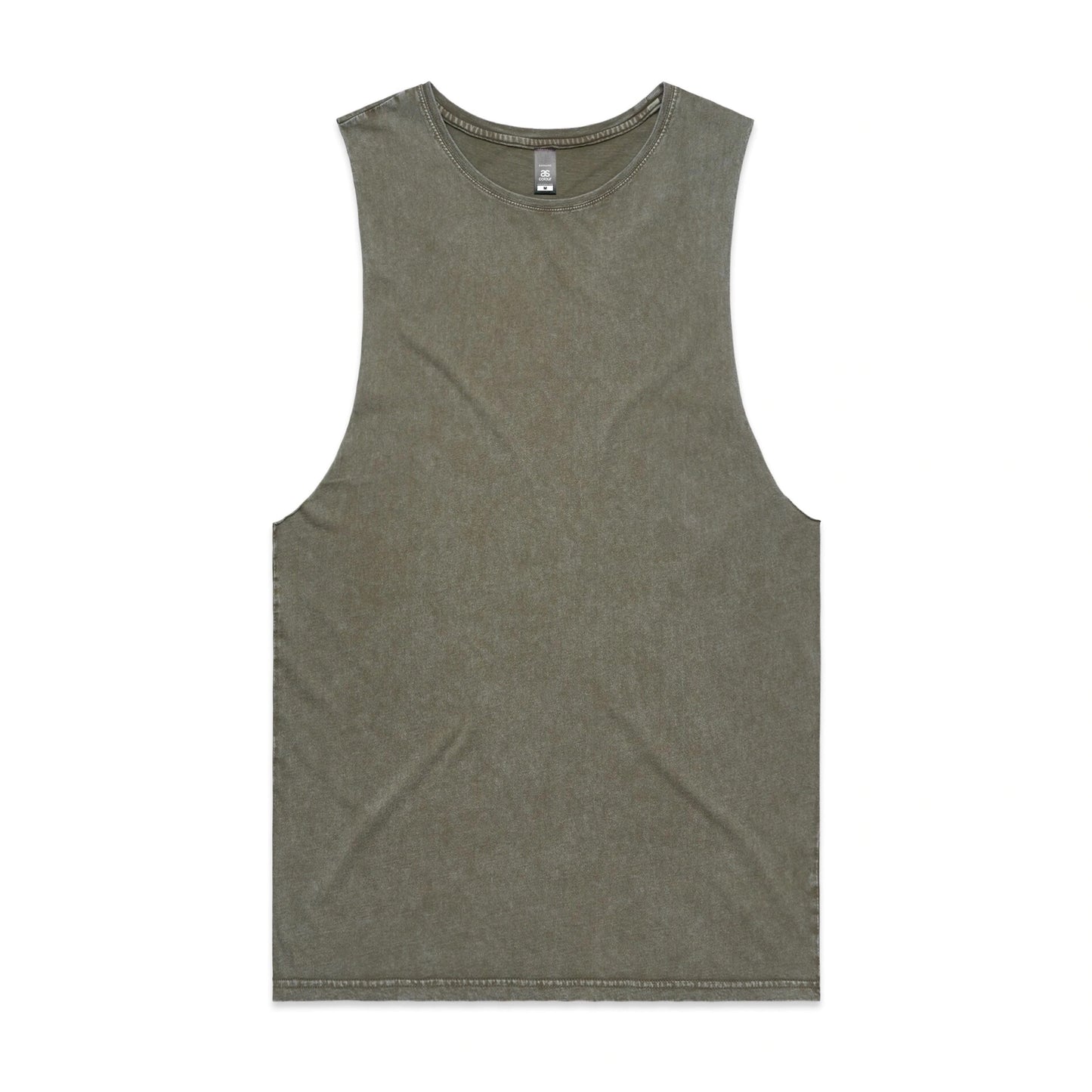 AS COLOUR MENS STONE WASH BARNARD TANK - 5039