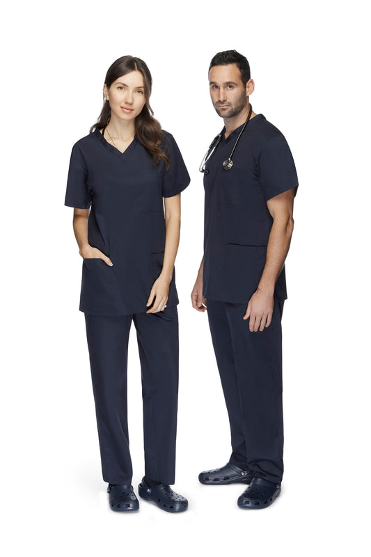 identitee - S01 – Unisex Scrubs Top Navy